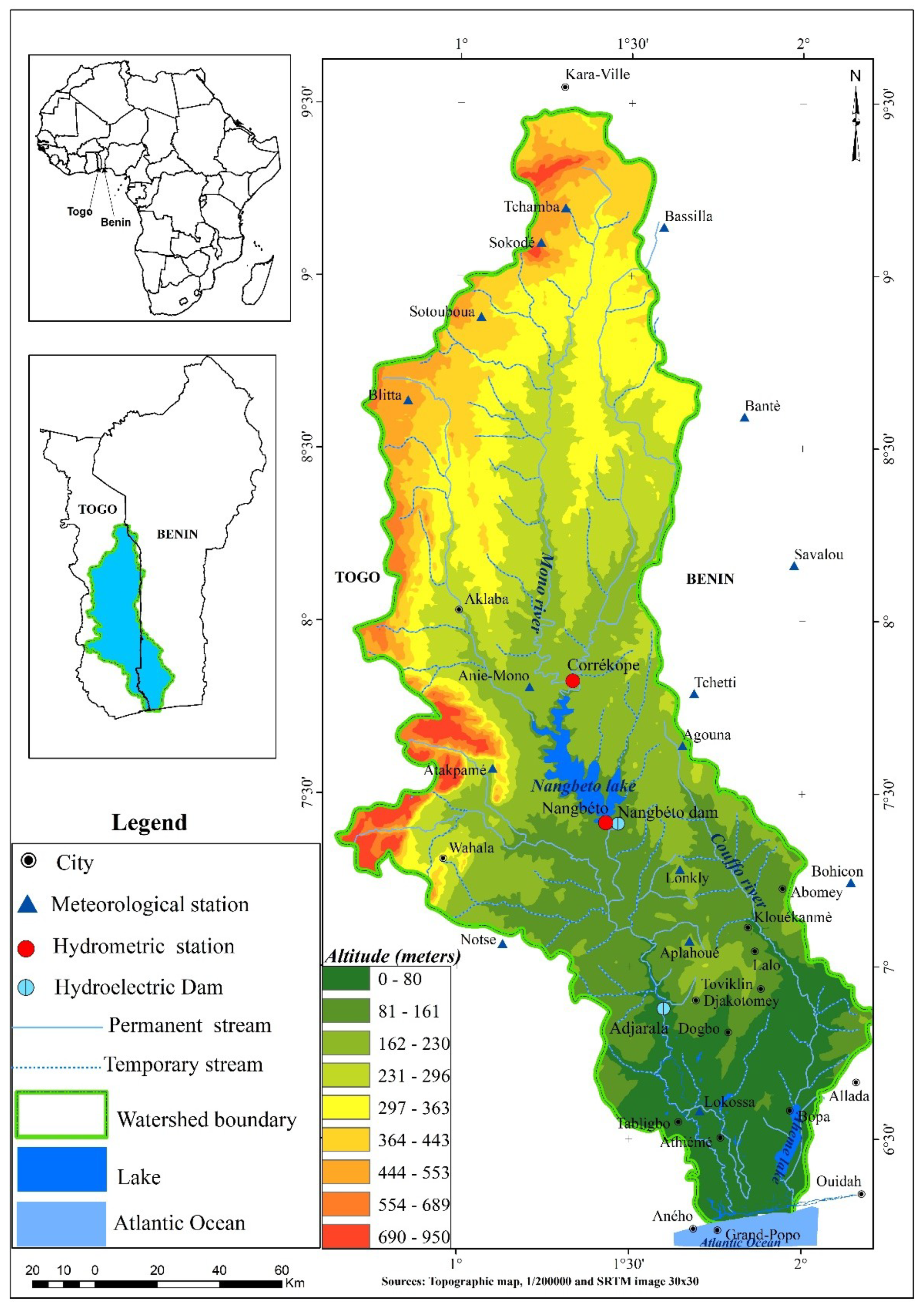 Water | Free Full-Text | Climate and Extreme Rainfall Events in the Mono  River Basin (West Africa): Investigating Future Changes with Regional  Climate Models