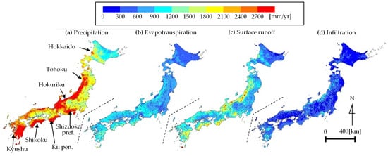 Water | Free Full-Text | High-Resolution Mapping of Japanese Microplastic  and Macroplastic Emissions from the Land into the Sea | HTML
