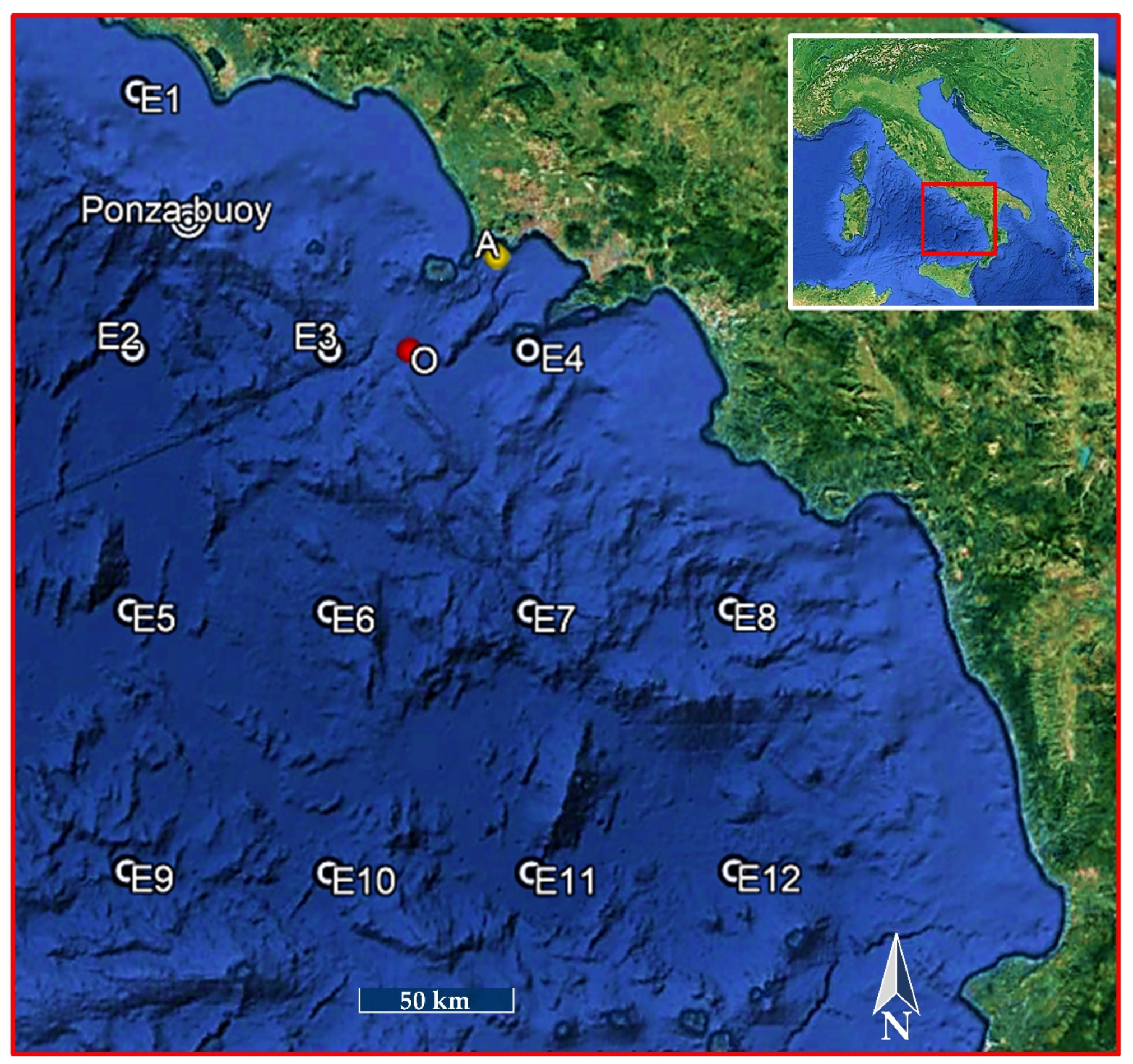 Water | Free Full-Text | Multi-Collocation-Based Estimation of Wave Climate  in a Non-Tidal Bay: The Case Study of Bagnoli-Coroglio Bay (Tyrrhenian Sea)