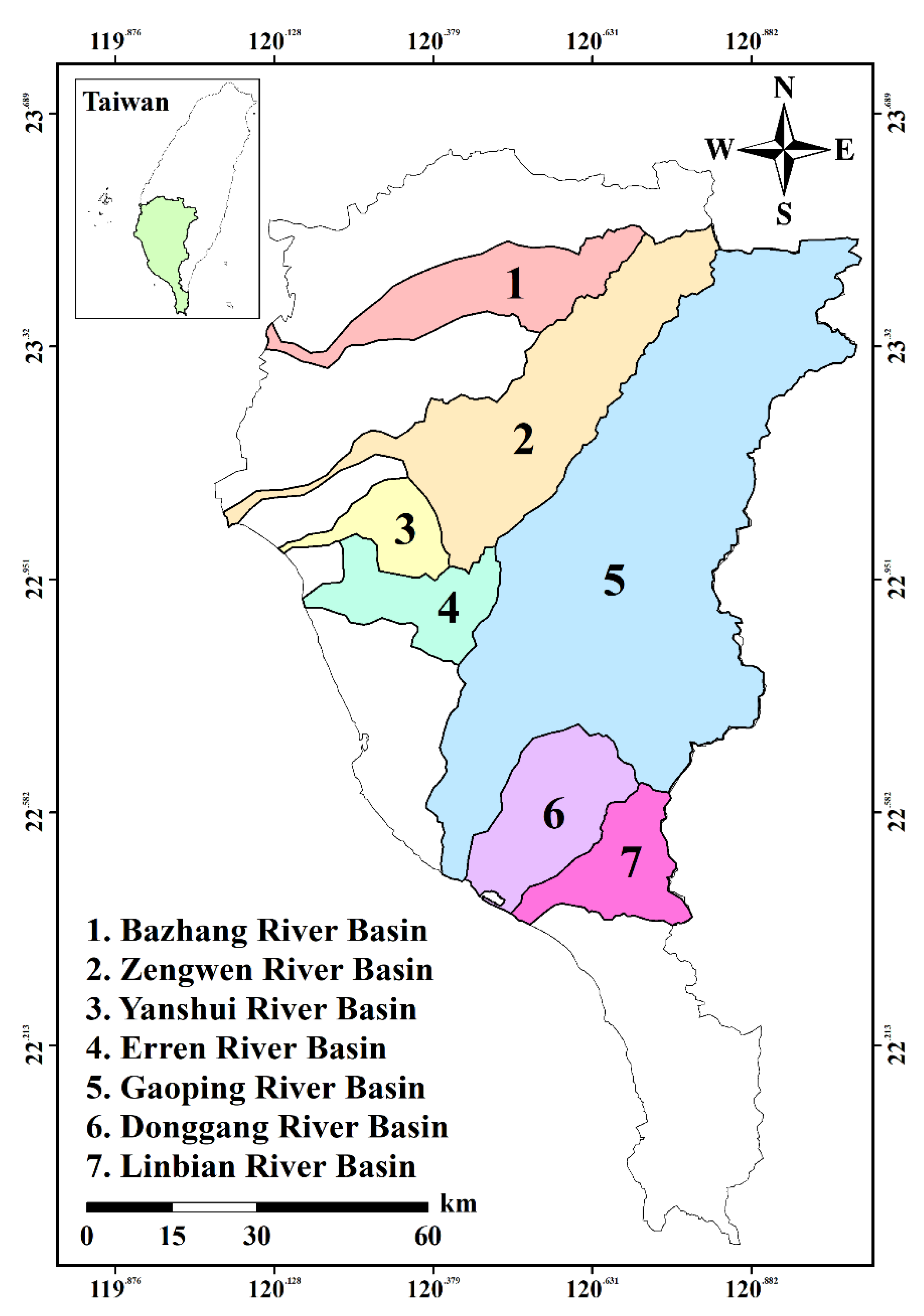 Water | Free Full-Text | Attribution of Streamflow Variations in Southern  Taiwan | HTML
