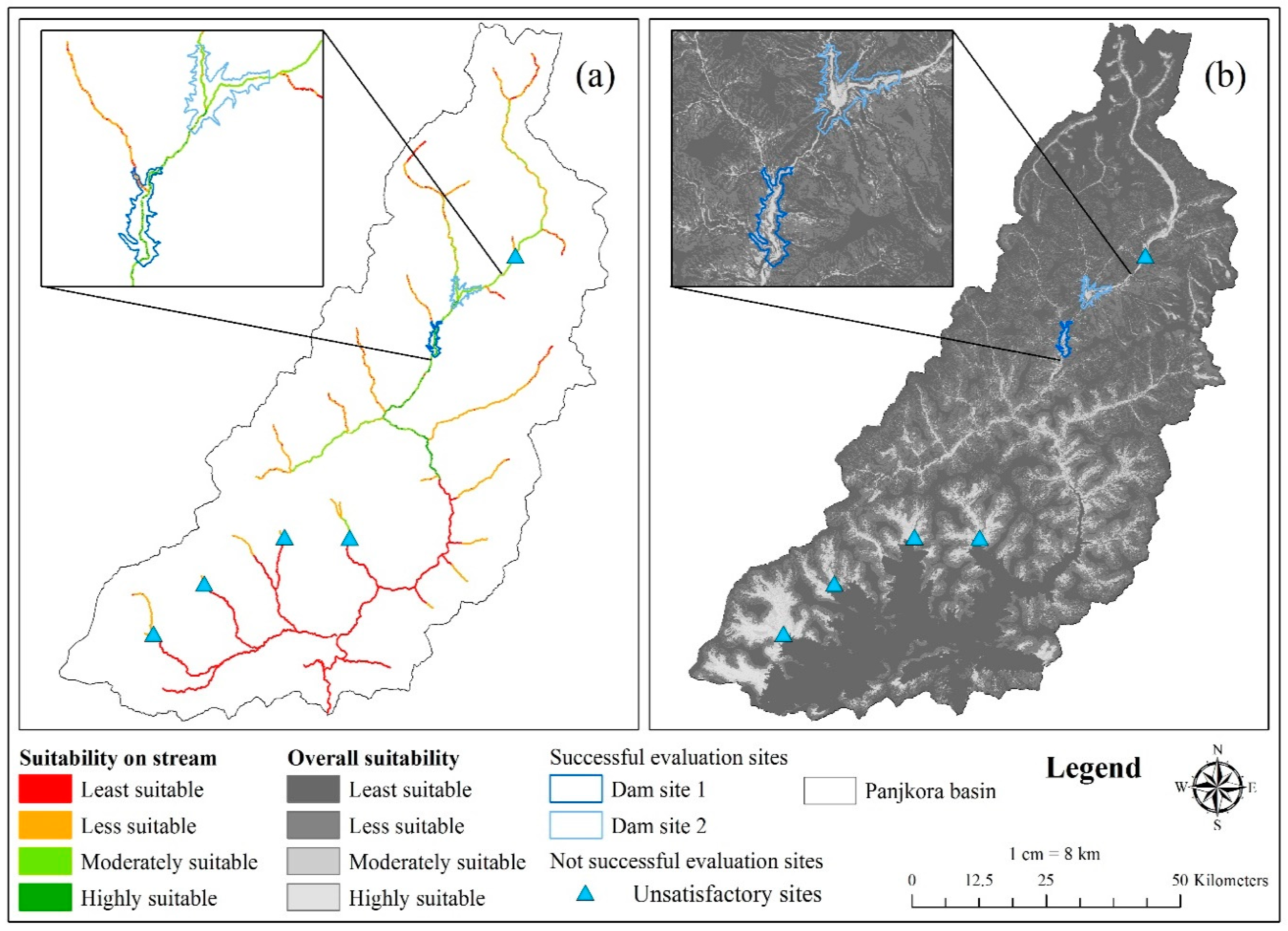 Water | Free Full-Text | Identification of Potential Sites for a  Multi-Purpose Dam Using a Dam Suitability Stream Model | HTML