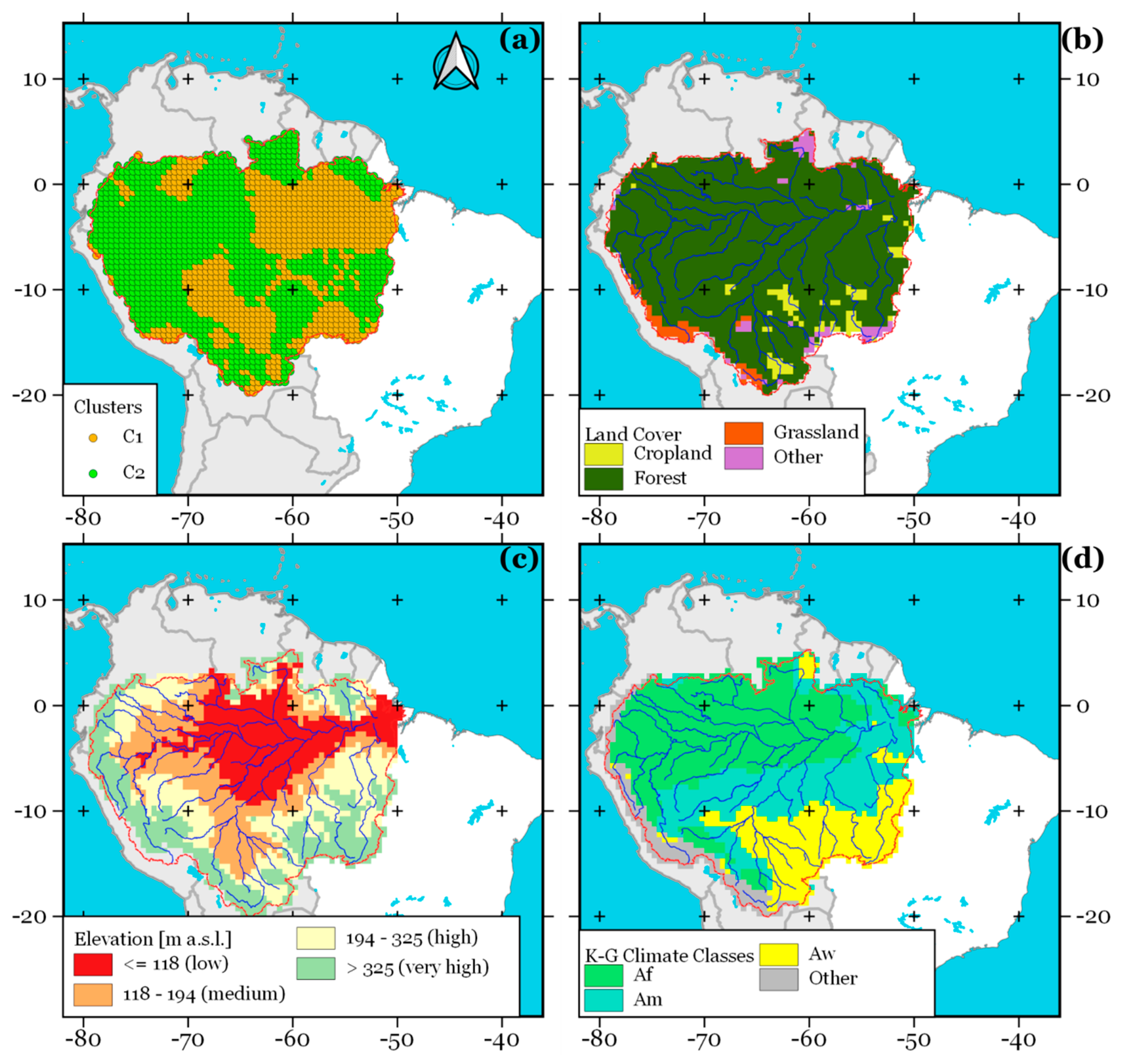 Water | Free Full-Text | Long-Term Spatiotemporal Variation of Droughts in  the Amazon River Basin