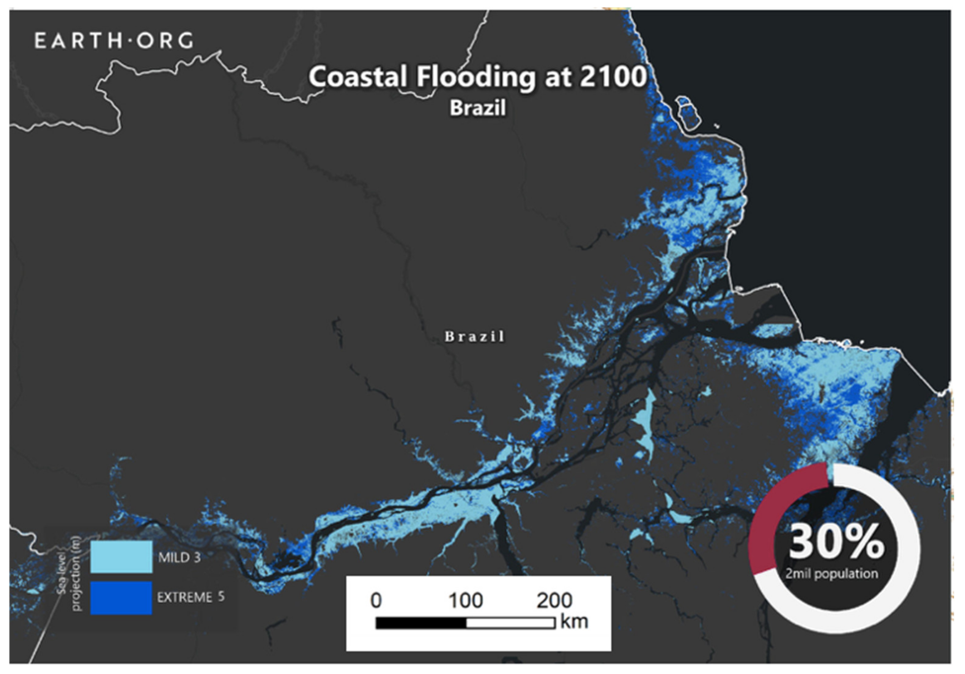 amazon river delta map