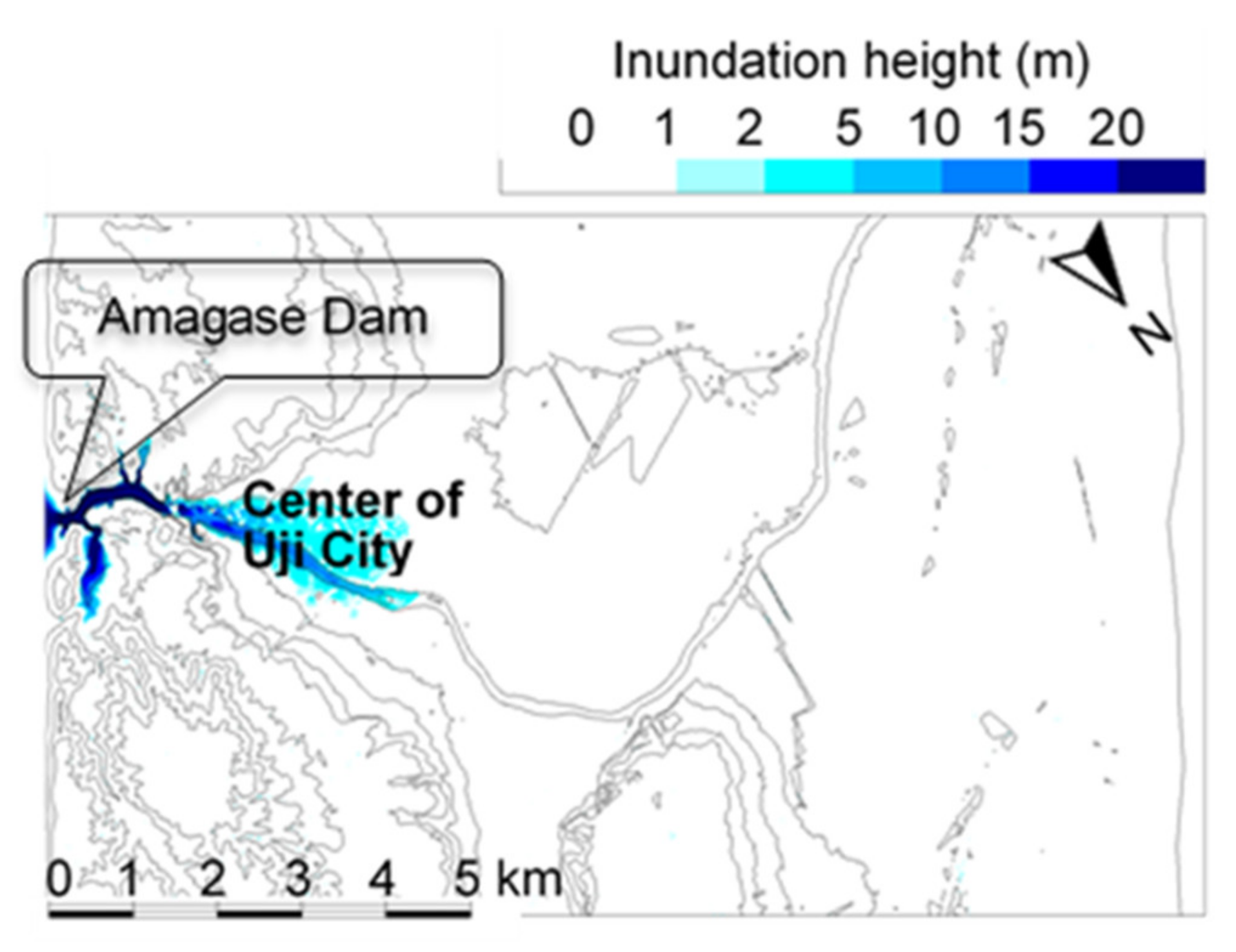 Water | Free Full-Text | A New Dam-Break Outflow-Rate Concept and Its  Installation to a Hydro-Morphodynamics Simulation Model Based on FDM (An  Example on Amagase Dam of Japan) | HTML