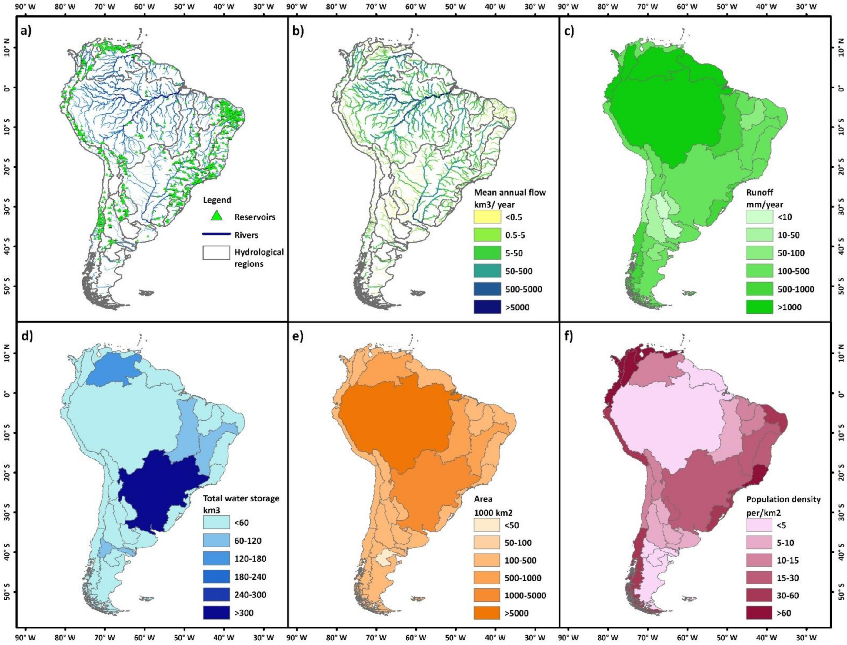 Water | Free Full-Text | A Continental Assessment of Reservoir Storage and  Water Availability in South America | HTML