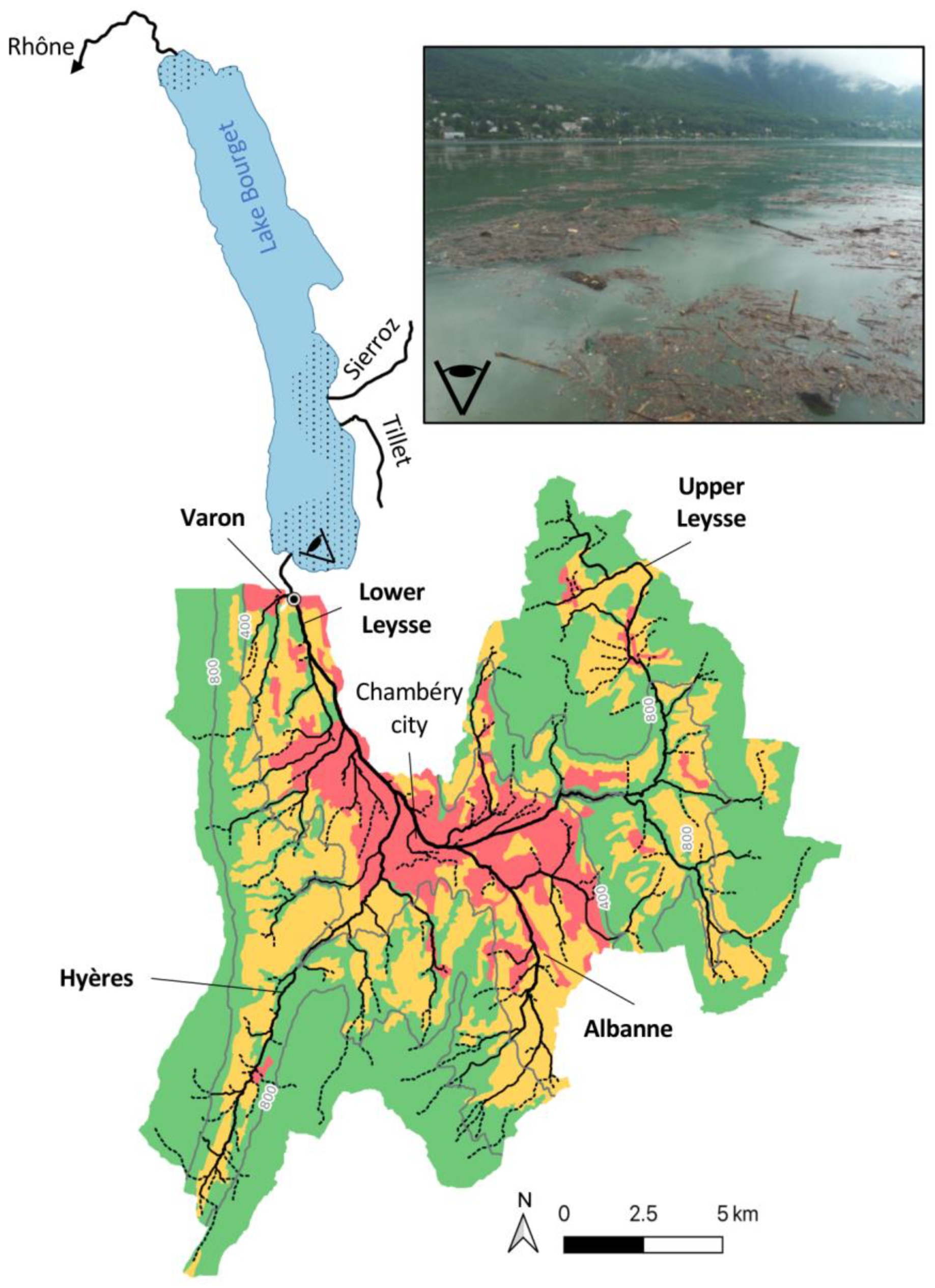 Water | Free Full-Text | Coarse and Fine Particulate Organic Matter  Transport by a Fourth-Order Mountain Stream to Lake Bourget (France)