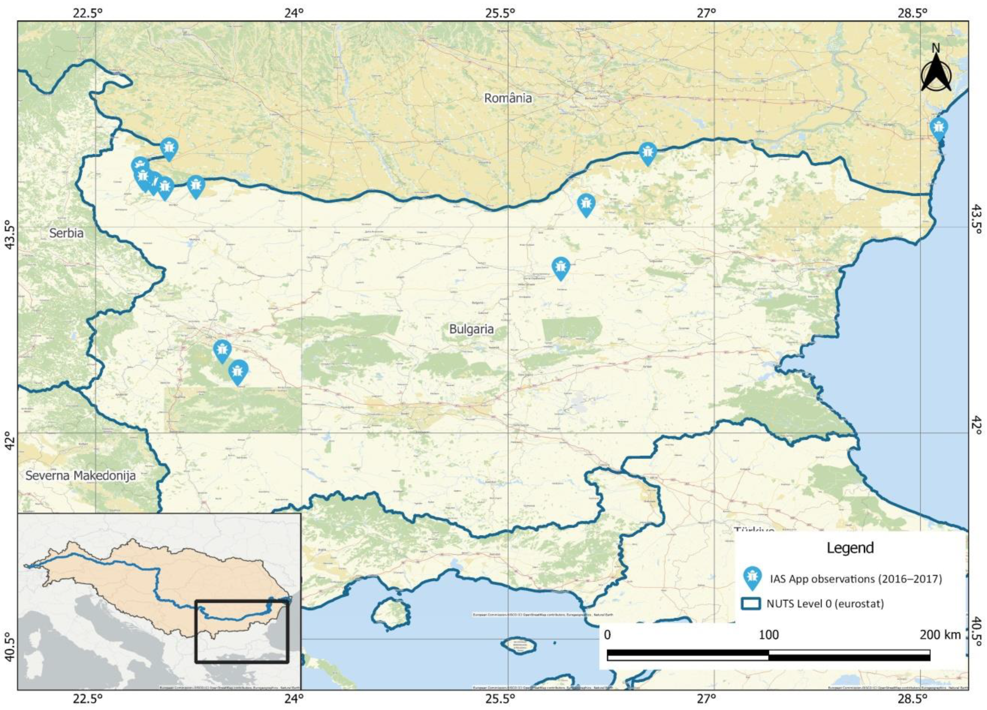 Water | Free Full-Text | Pilot Application of 'Invasive Alien Species in  Europe' Smartphone App in the Danube Region | HTML