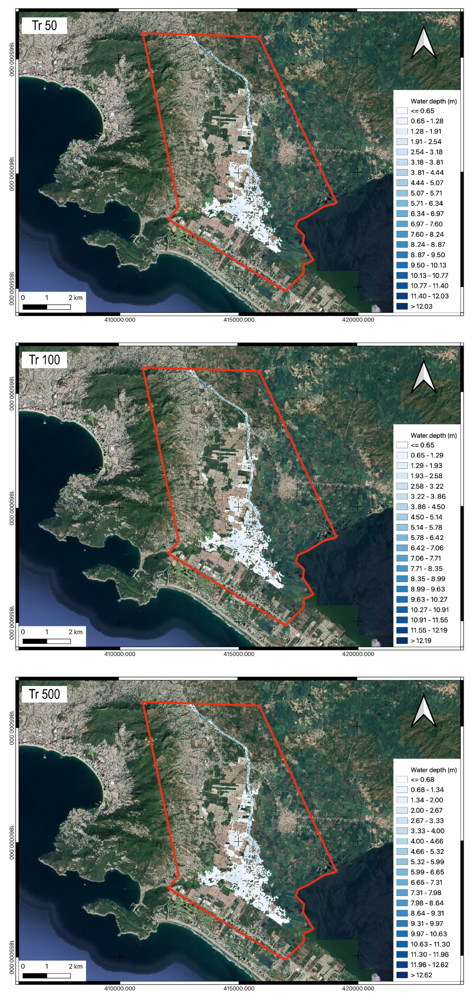 Water | Free Full-Text | Hydraulic Numerical Simulations of La Sabana River  Floodplain, Mexico, as a Tool for a Flood Terrain Response Analysis