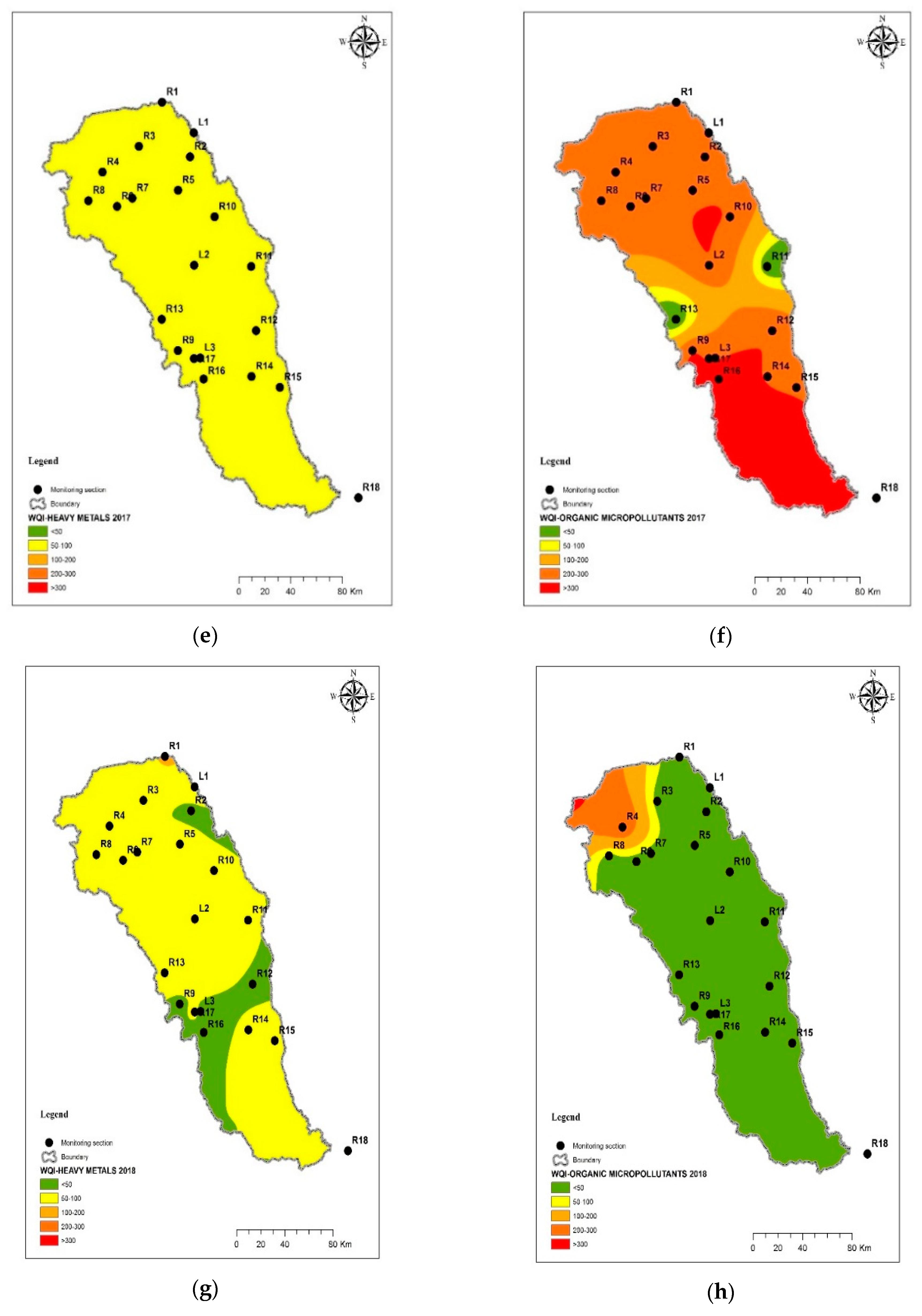 Water | Free Full-Text | Priority Pollutants Monitoring and Water Quality  Assessment in the Siret River Basin, Romania | HTML