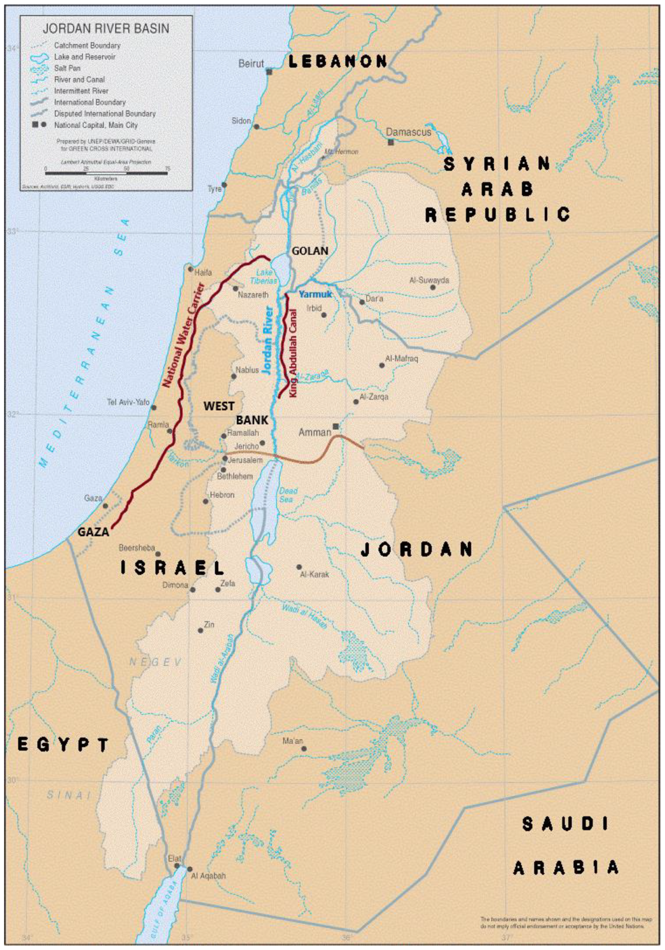 Water | Free Full-Text | Basin Management under Conditions of Scarcity: The  Transformation of the Jordan River Basin from Regional Water Supplier to  Regional Water Importer
