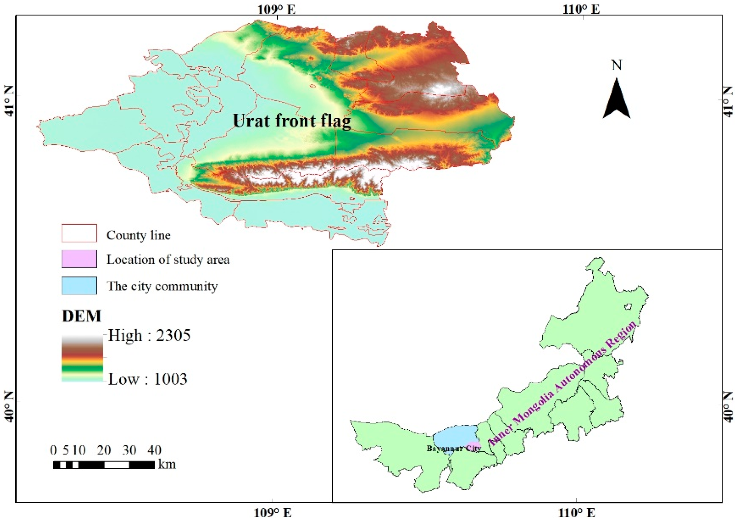 Water | Free Full-Text | Monitoring of Land Desertification Changes in Urat  Front Banner from 2010 to 2020 Based on Remote Sensing Data | HTML