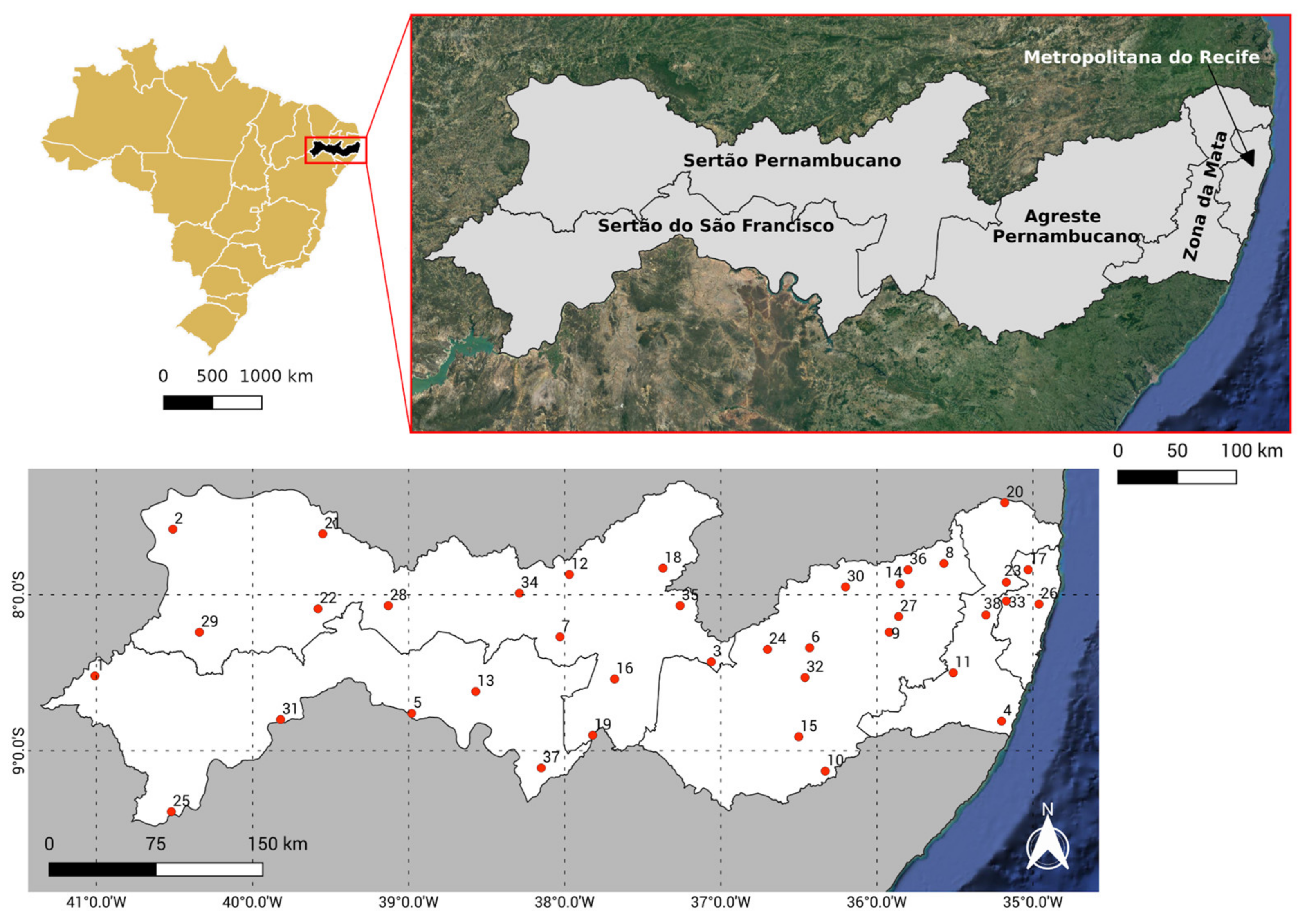 Water | Free Full-Text | Climate Indices-Based Analysis of Rainfall  Spatiotemporal Variability in Pernambuco State, Brazil