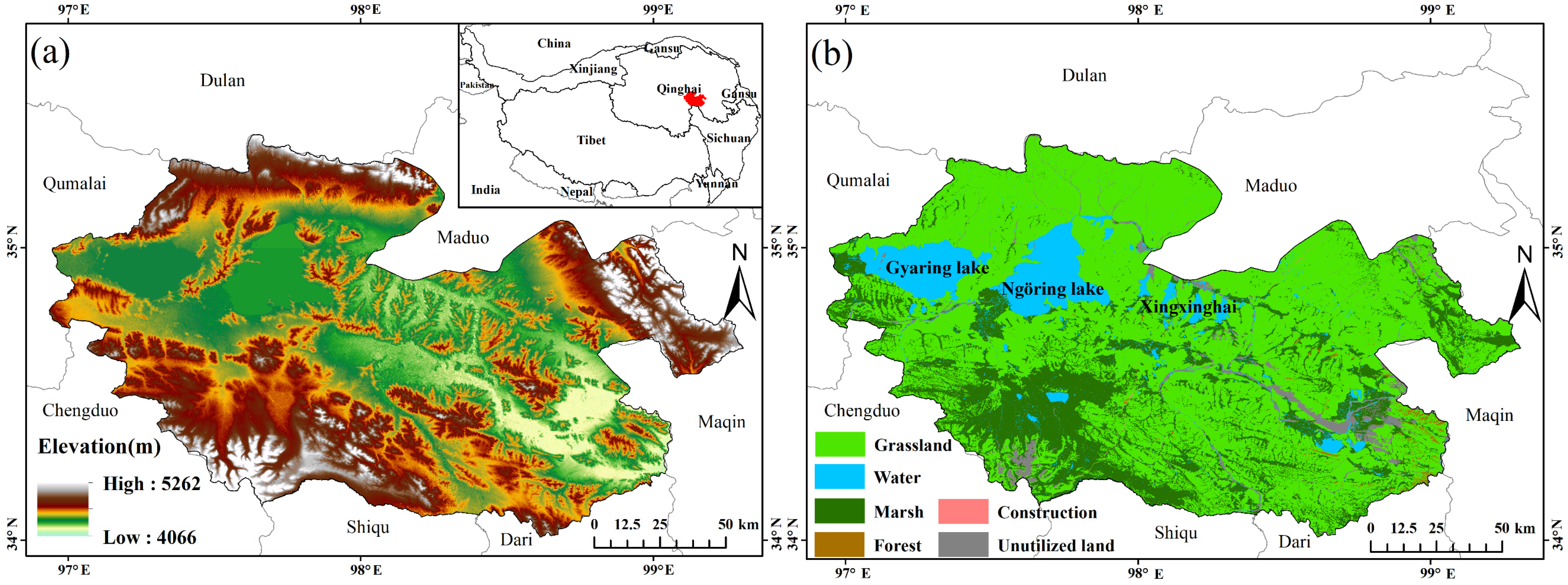 Water | Free Full-Text | Alpine Wetland Evolution and Their Response to  Climate Change in the Yellow-River-Source National Park from 2000 to 2020 |  HTML