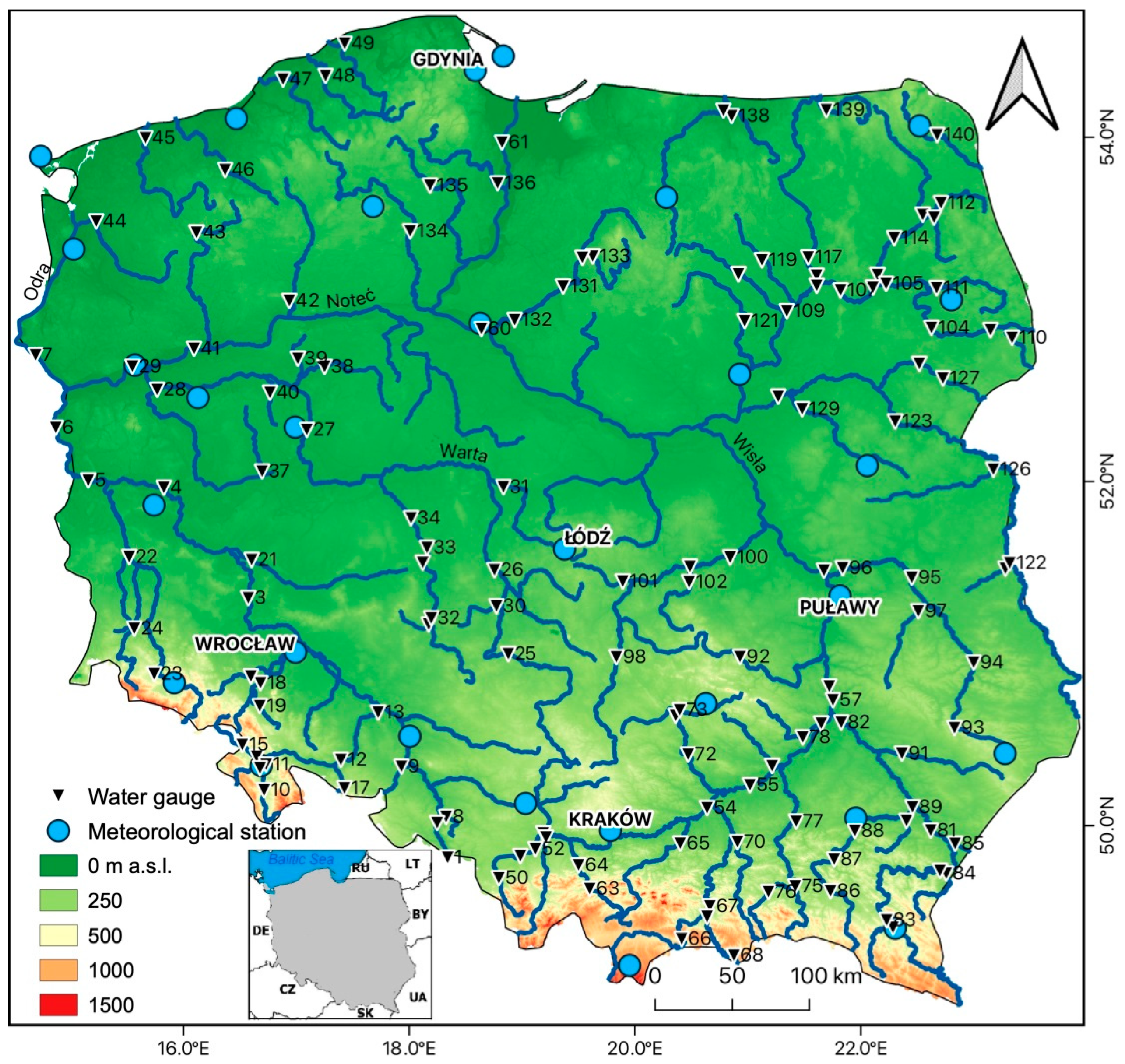 Water | Free Full-Text | Response of Low Flows of Polish Rivers to Climate  Change in 1987&ndash;1989