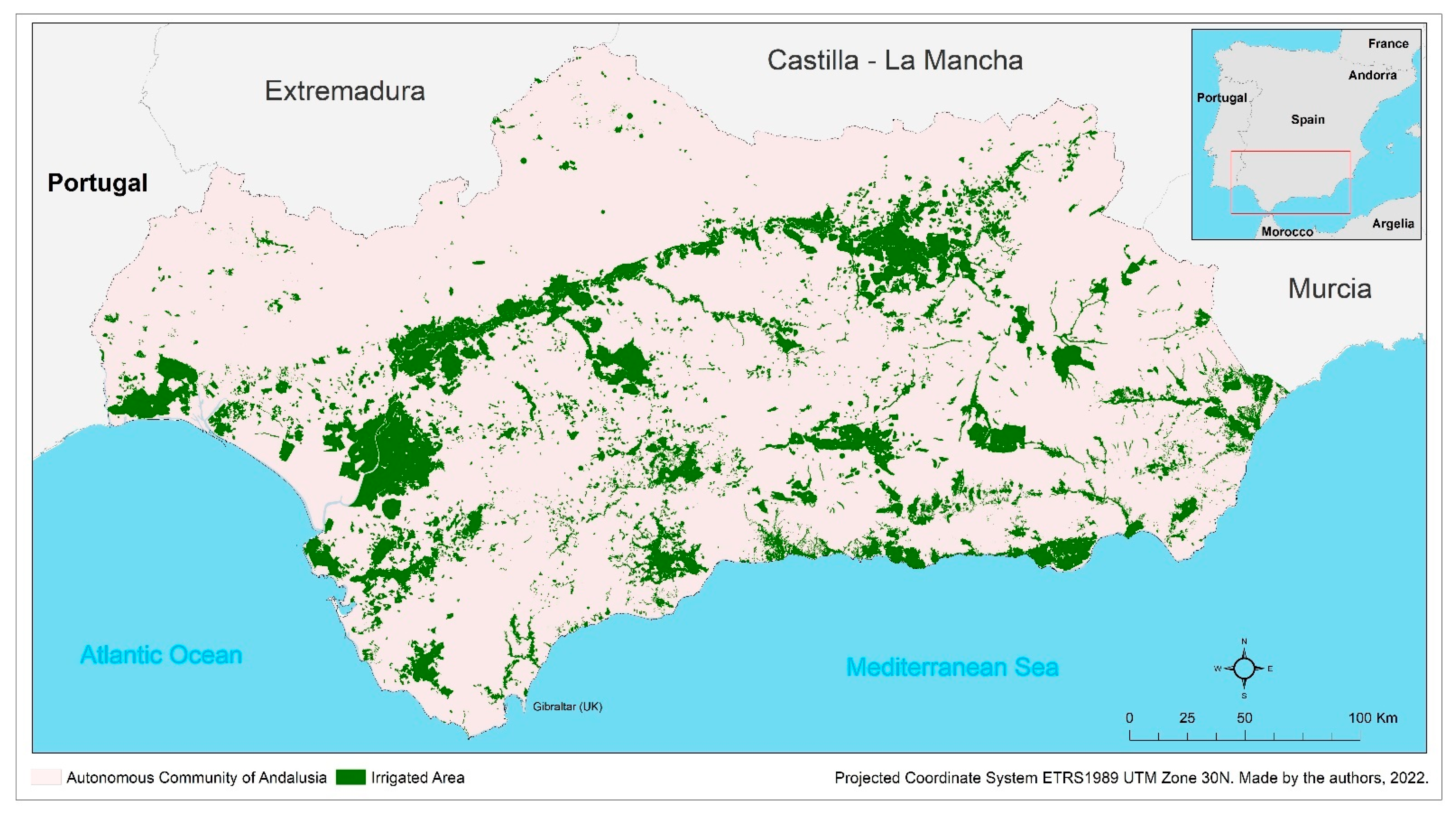 Water | Free Full-Text | The Role of the Andalusian Institute for Agrarian  Reform (IARA) in Irrigation Expansion: The Case of the Chanza Irrigation  Project (Huelva, Spain)