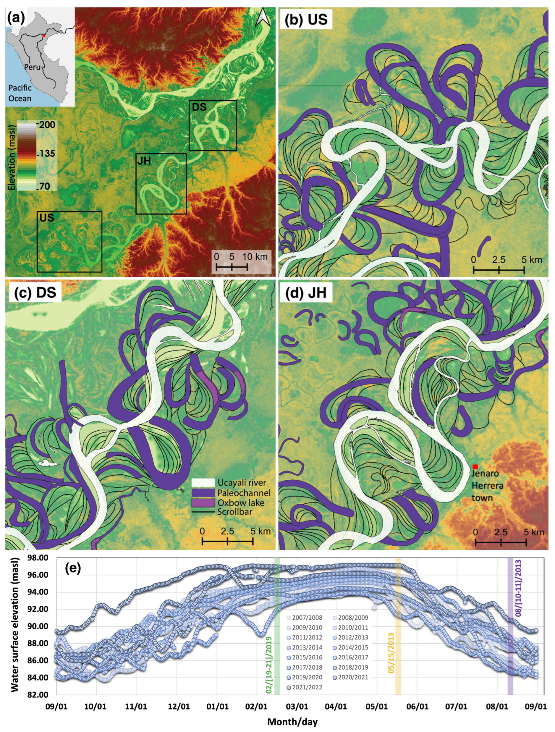 Water | Free Full-Text | Planform Dynamics and Cut-Off Processes in the  Lower Ucayali River, Peruvian Amazon