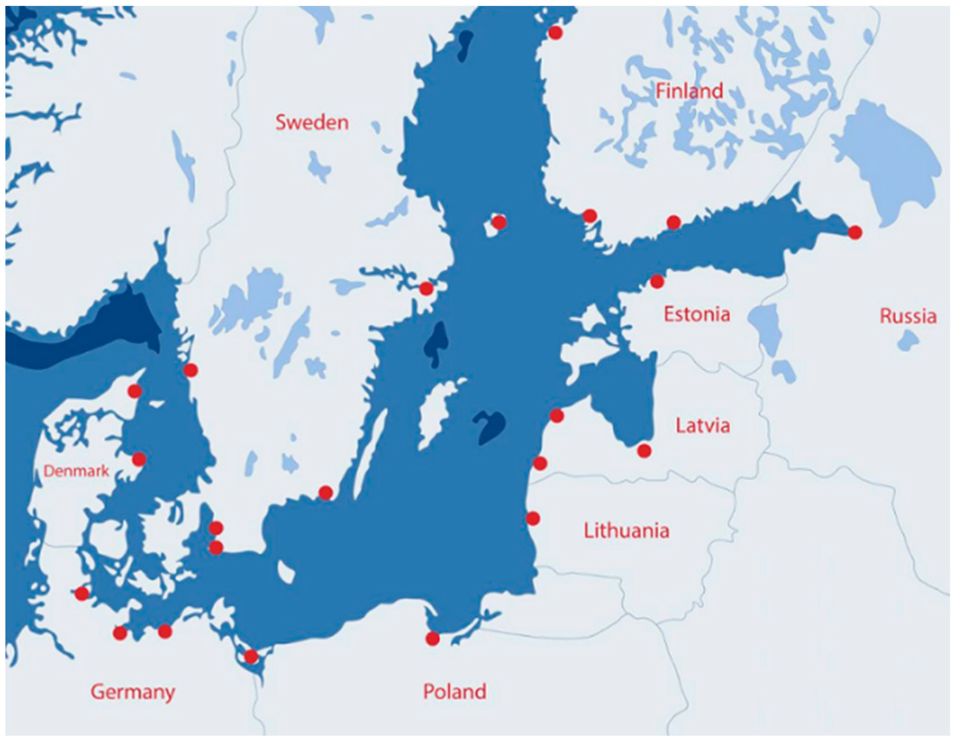 Map of the Baltic Sea Region - Nations Online Project